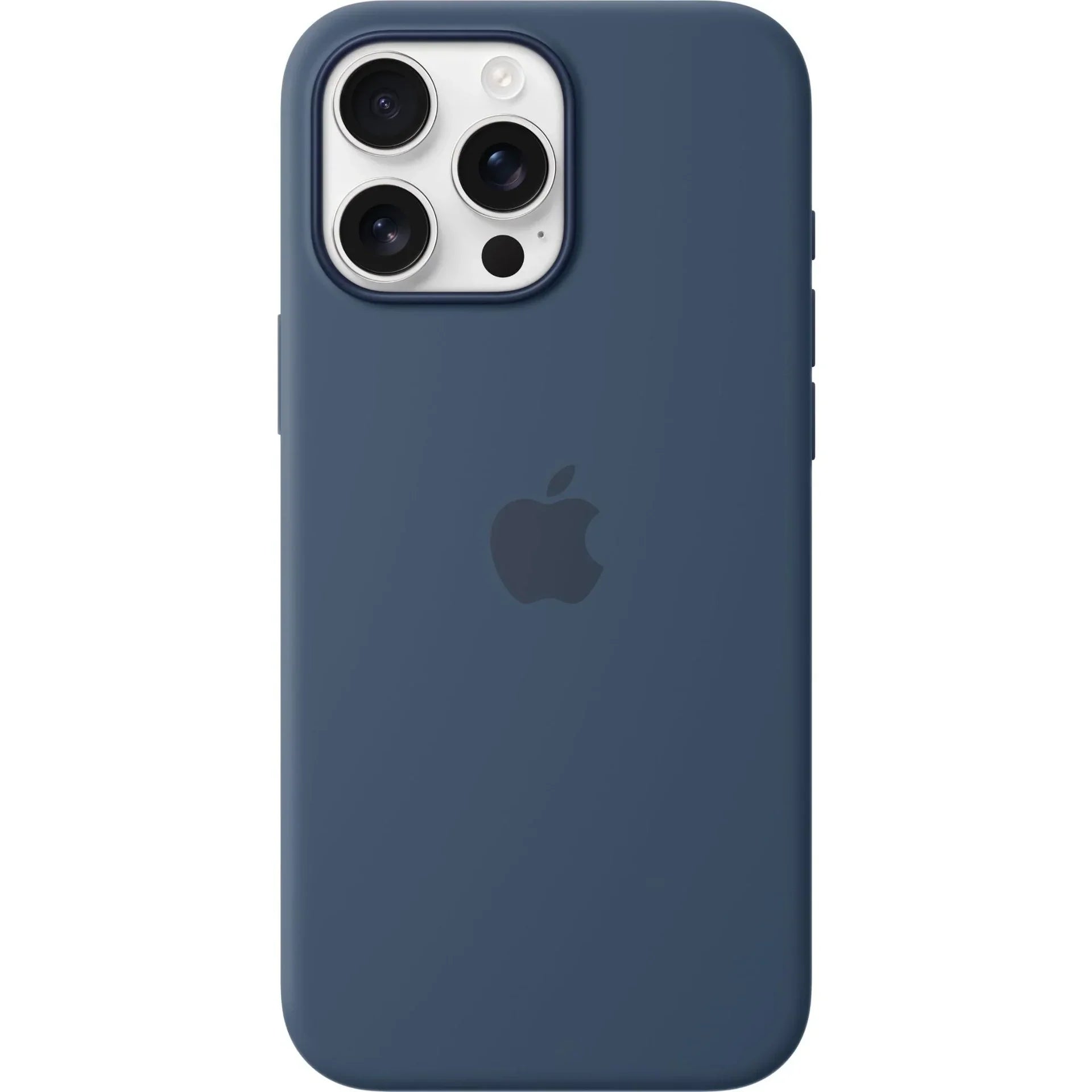 Apple iPhone 16 Pro Silicone Case with MagSafe - Denim - Tashqila Apple iPhone 16 Pro Silicone Case with MagSafe - Denim - Tashqila